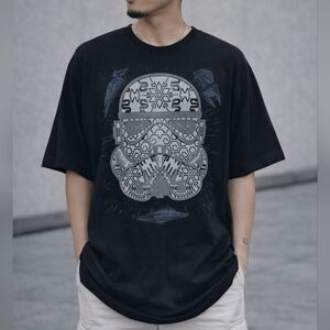 Pura Vida Stormtrooper Graphic Tee Black Size EG XL Star Wars Shirt Cotton